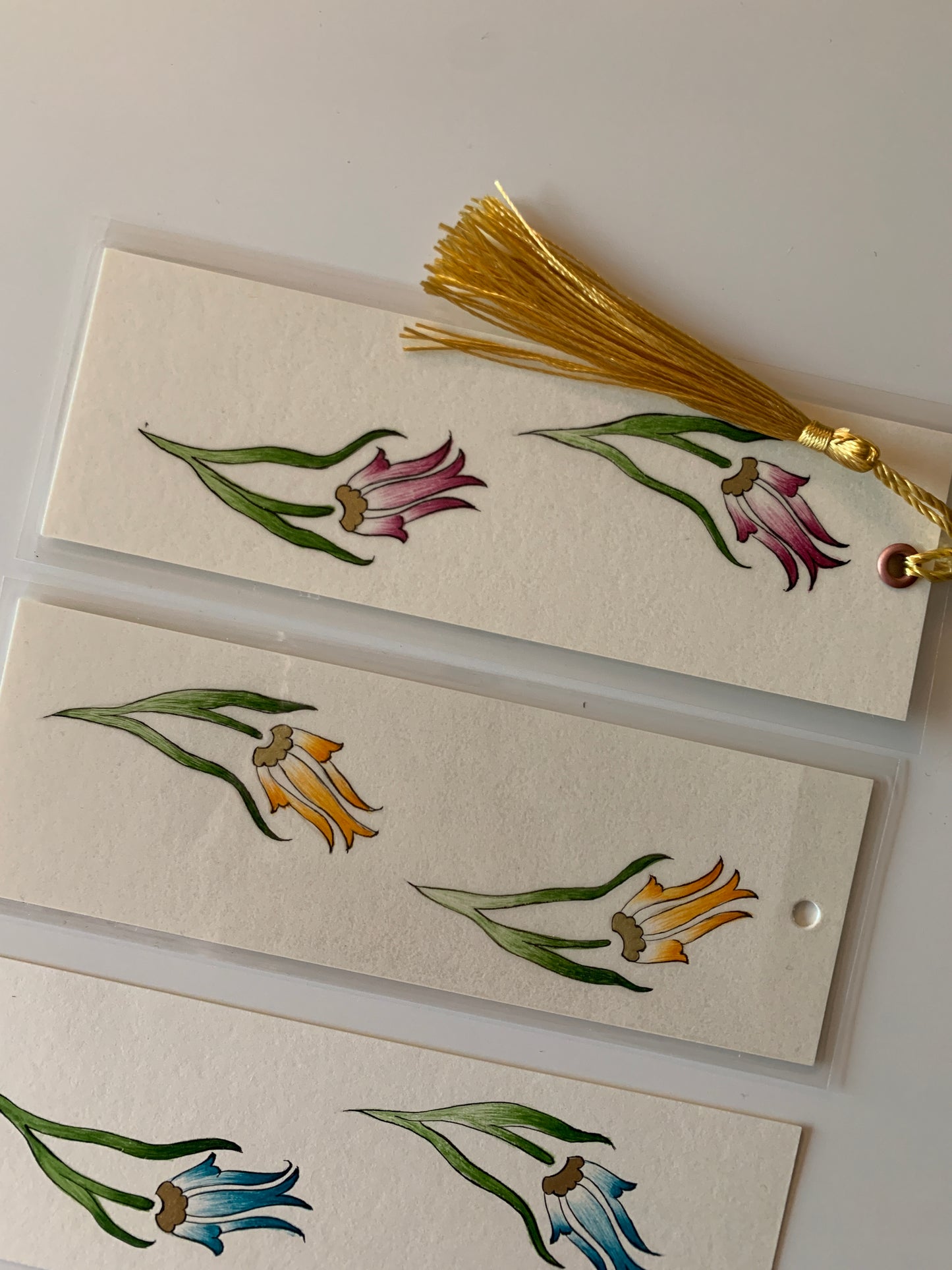 Handmade Bookmarks-Tulips